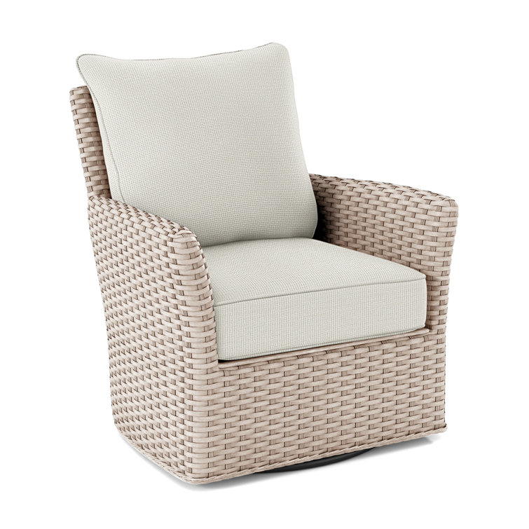 Fauteuil pivotant en polyester de 28 po de largeur Lanai