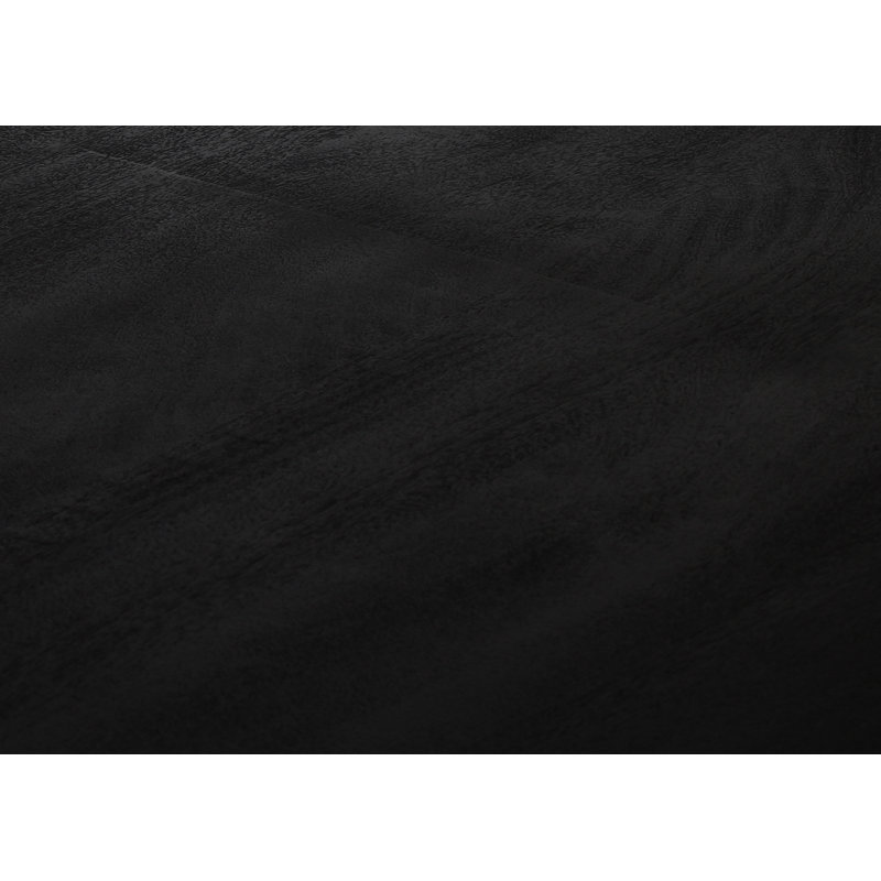 Coburg Black Solid Mango Wood Round Dining Table