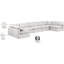 Canapé modulaire en similicuir 7 pièces Itala-94482578