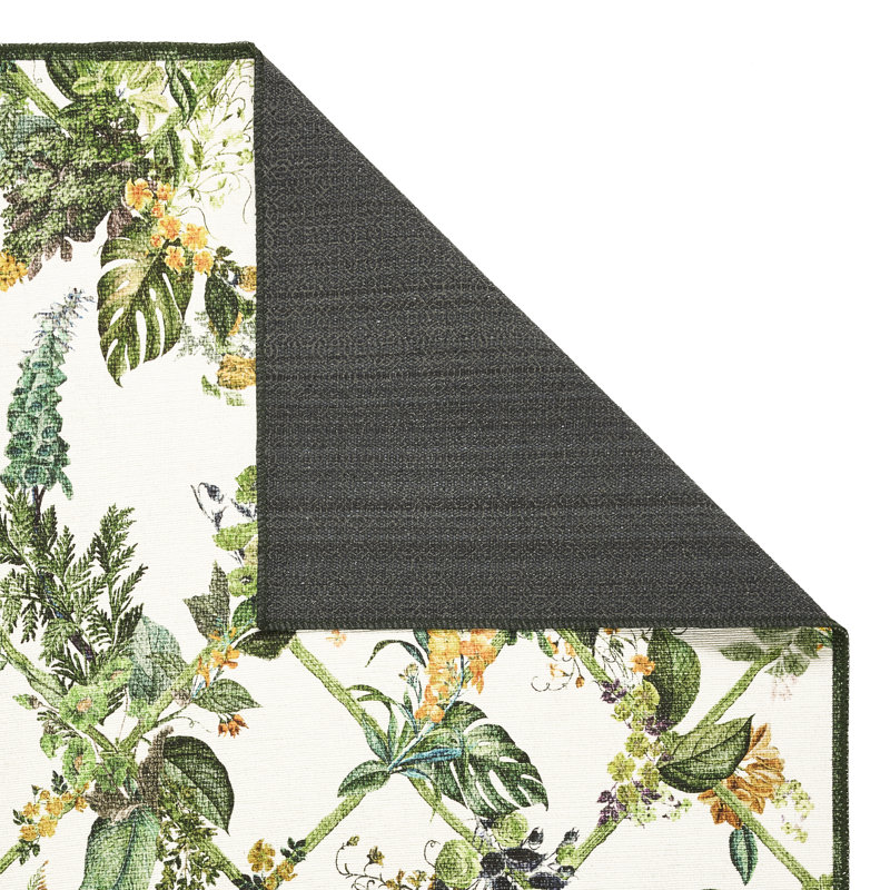 Geometric Digitally Printed 100% Polyester Area Rug, Rectangle 152 x 230 cm