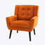 Chaise d'appoint avec pieds noirs pour la maison d'intérieur-3532261