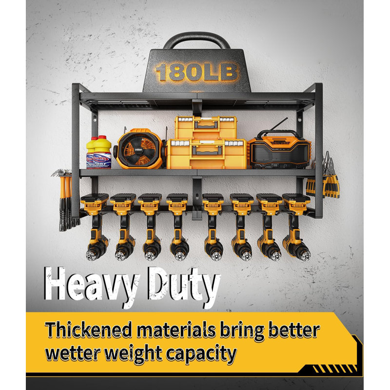 Electric Tool Organizer And Storage Wall Hanger