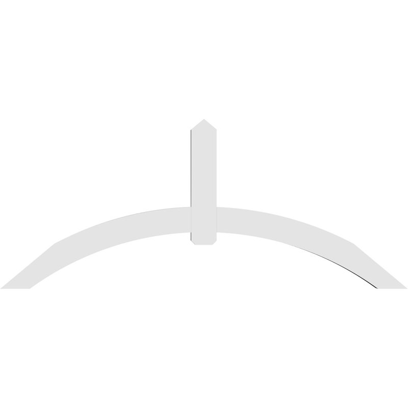 Support pour pignon en PVC Archdale, H 40 po x l 96 po (pas : 10/12), P 4 po x F 6 po