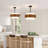 4 - Light Dimmable Drum Chandelier