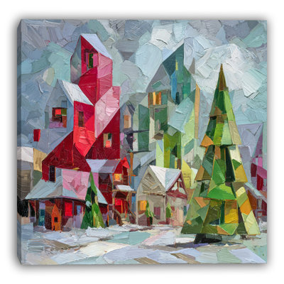 Art mural sur toile tendue Color Block
