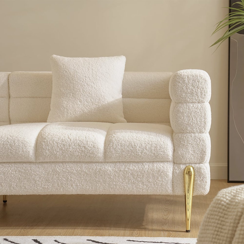 200.9Cm Square Arms Sofa