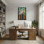 Plantes et fleurs, vitrail, art floral-41680679