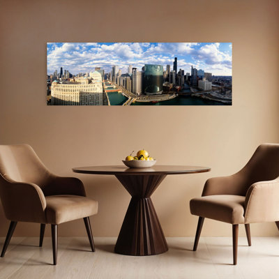 «Cityscape Chicago Il Usa», art contemporain abstrait, art mural