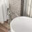 Waterfall Faucet For Bathtub, 360° Rotatable Spout And Hand Shower, Heavy - Duty Brass, Brushed Nickel Design Tub With Spout, Brass Construction,-118885193