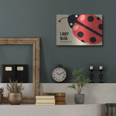 Luxe Metal Art 'Lady Bug' by Andreas Magnusson Metal Wall Art