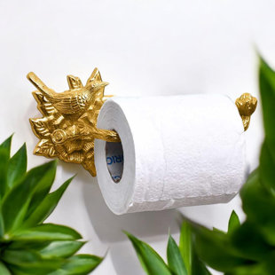 STYLENT DECOR Solid  Bird  Toilet Paper Roll Holder Bathroom Accessories Retro Toilet Paper Hook Wall Mounted Vintage