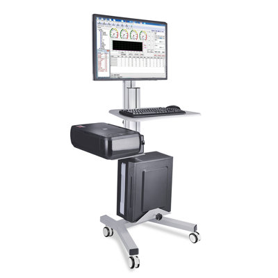 Chariot d'ordinateur portable à hauteur réglable pour ordinateur portable Yescom NexusX Core
