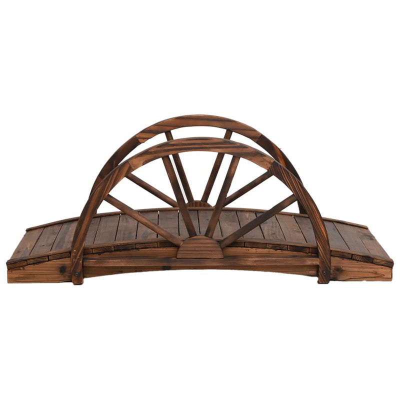 Union Solid Wood Garden Bridge