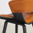 Binni PU 26.97" PU Upholstered Counter Bar Stool with Wood Frame-1871177196-1827861440