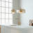 Modern Amber Glass Led Pendant Light-333726408