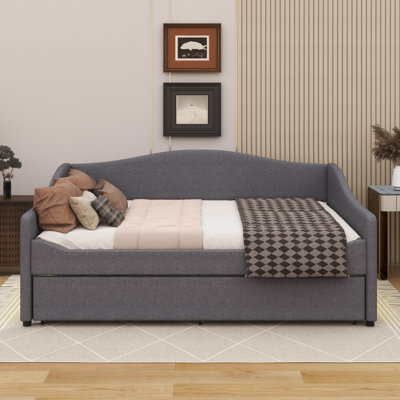 Teddy Daybed With Built-In Lighting And Pull-Out Shelves