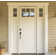 Handleset with Single Cylinder Deadbolt and Door Knob and Rosette