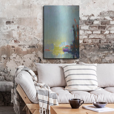Luxe Metal Art 'City Works' by Patrick Dennis Metal Wall Art, 24" x 36"