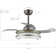 Autry 4 - Blade LED Flush Mount Ceiling Fan with Light Kit Included
