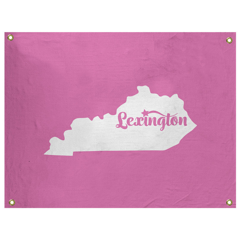 Tapisserie murale lexington kentucky, Rose, H 50 po x l 59 po