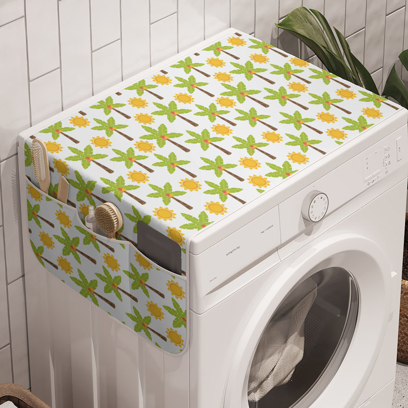 Multicolore East Urban Home Palm Machine à laver 47 pièces x 18,5 pouces