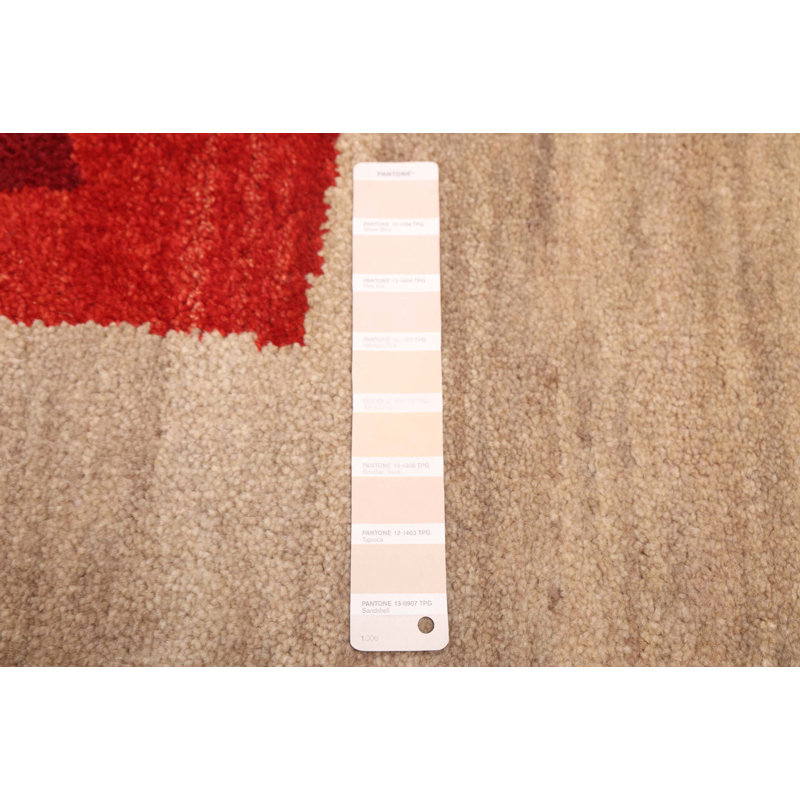 Peshawar Ziegler Khaki Rug 4'11" x 6'9"