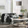 Tapis en fausse peau de vache Lilianna