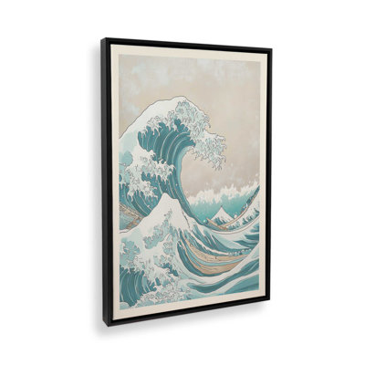 Icelight Tide Canvas Print in a Frame