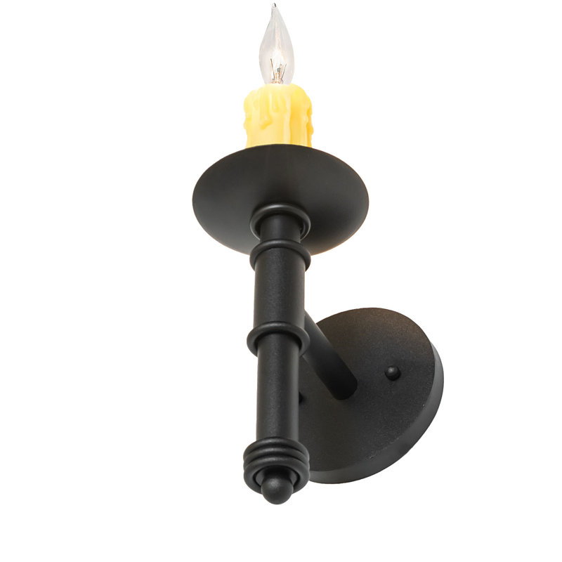 1 - Light Candle Wall Light, 13" H x 5" W x 7" D