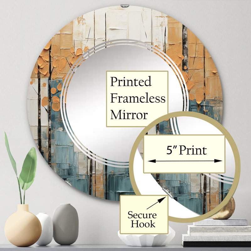 Miroir mural Ballindam, 24 po x 24 po