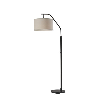 Greenbury 66'' Black Task Floor Lamp