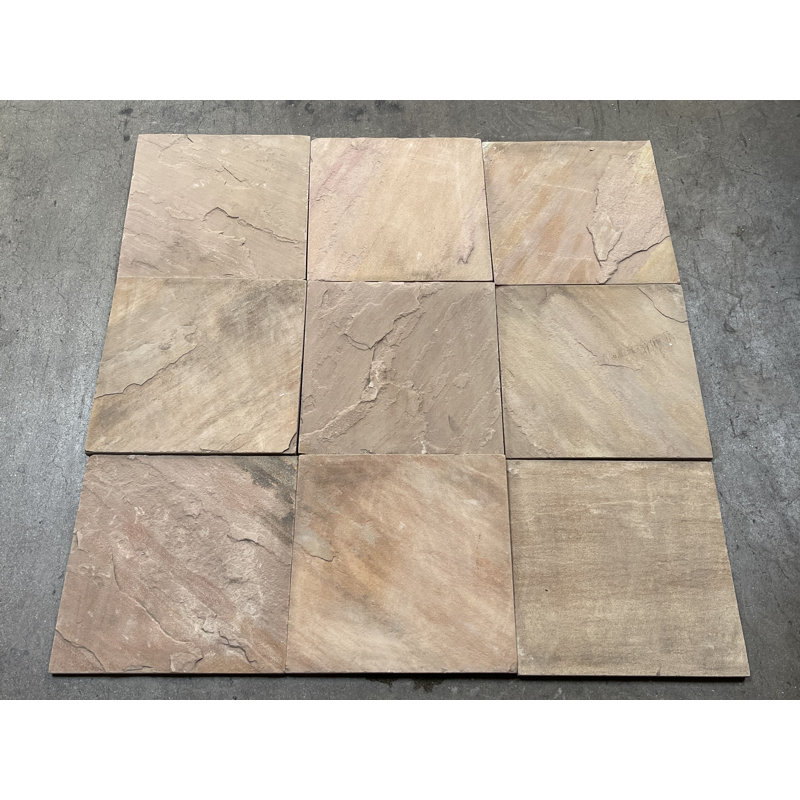 12" x 12" Sandstone Stone Look Wall & Floor Tile