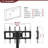Multi-Function TV Stand Height Adjustable Bracket Swivel 3-Tier-114620542