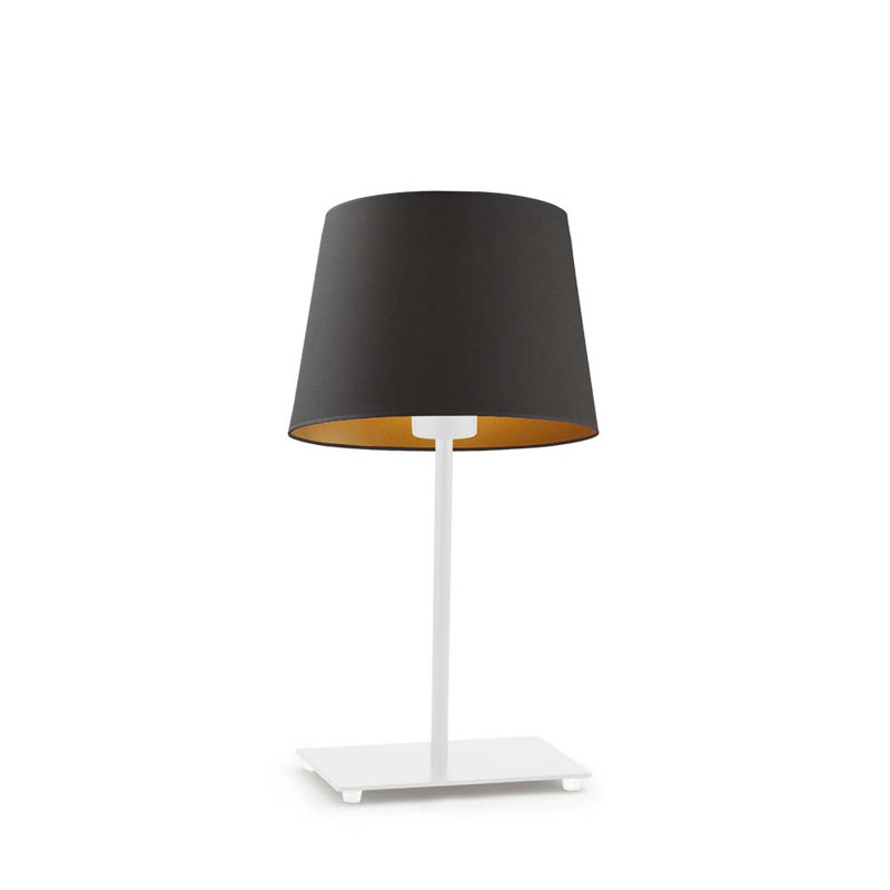 Eaden Metal Table Lamp, Black, Gold