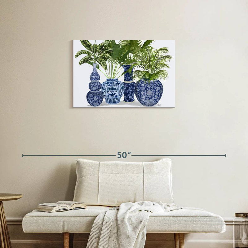 Vase Harnek Chinoiserie, groupe I, H 20 po x l 30 po