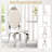 Kamien Solid Back Side Chair Dining Chair With Stainless Steel Legs-804848186-804848191