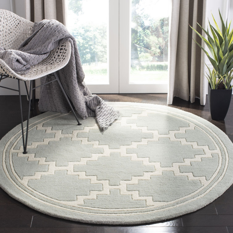 Carolene Hand Tufted Wool Geometric Rug