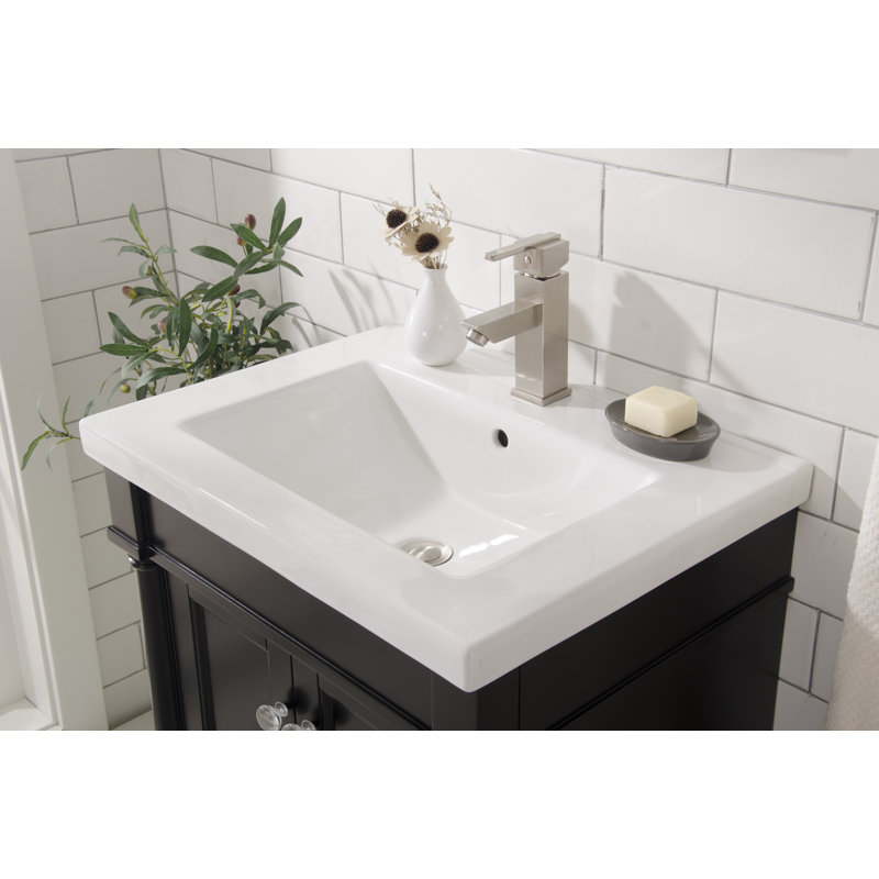 Ensemble de meuble-lavabo simple 24 po Jaida, Espresso