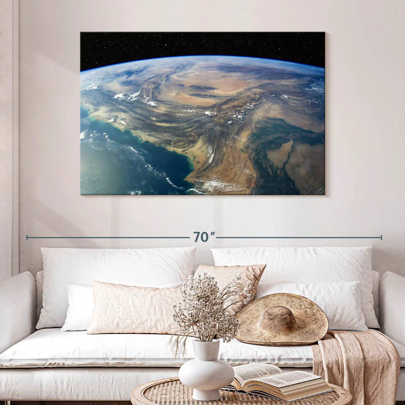 Oberle Earth, 32" H x 48" W