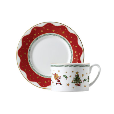 My Noel Bone China Teacup and Saucer