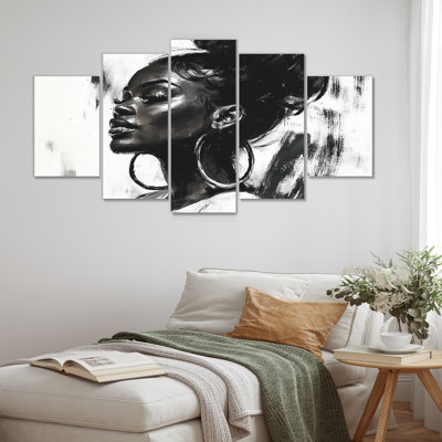 Portrait de mode d'une femme afro-américaine III