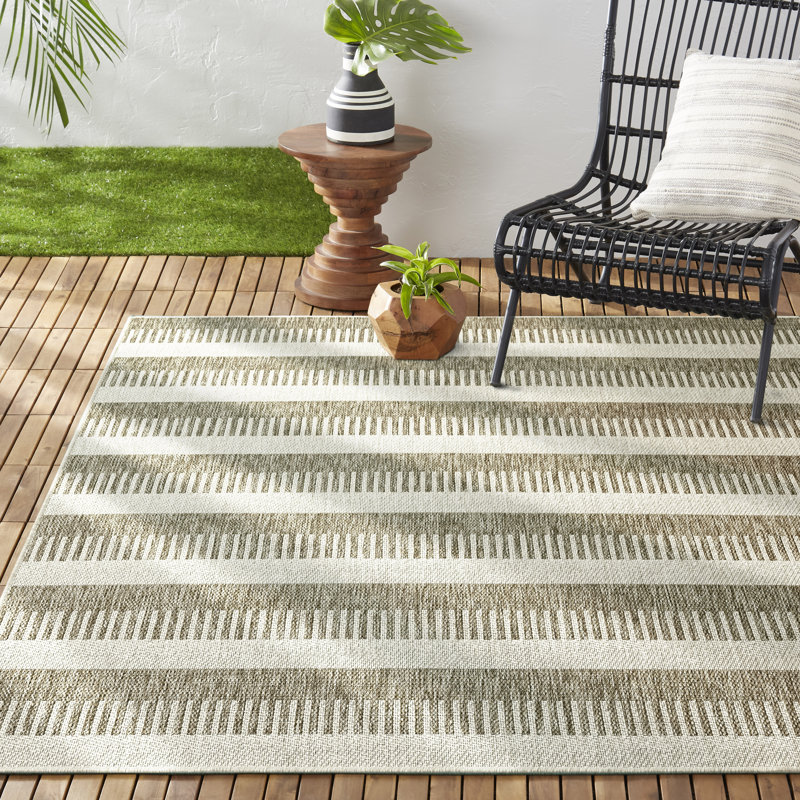 Tapis taupe / ivoire Nicole Miller, Rectangle 7 pi 9 po x 10 pi 2 po