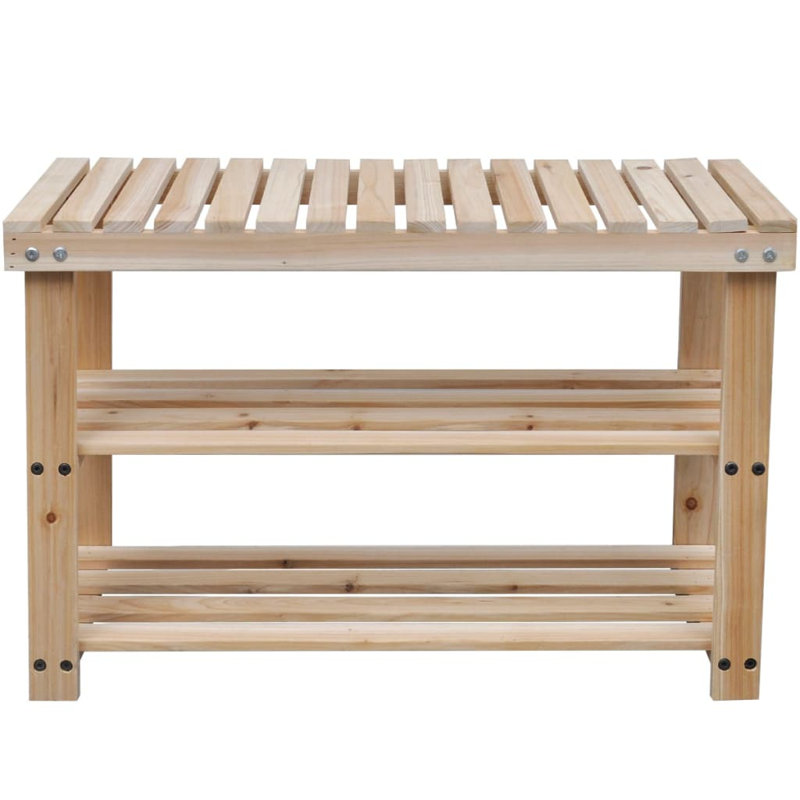 Mcclure Solid Wood Storage Bench