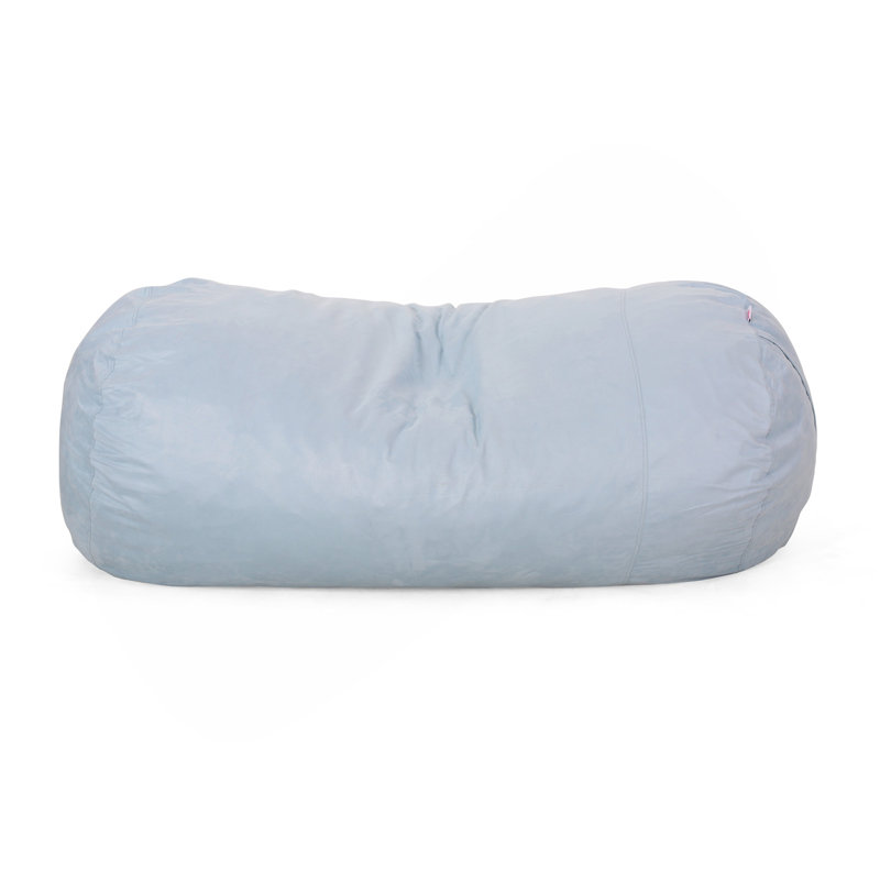 Haricot cylindrique en microfibre de 8 pieds Aruba, sac, écume de mer, Tissu écume de mer