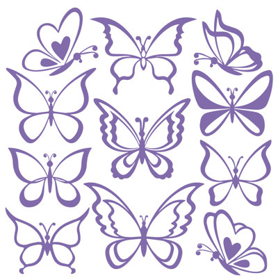 Adhésif décoratif papillon