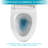 Ceramic One Piece Toilet, Dual Flush With Soft Closing Seat
