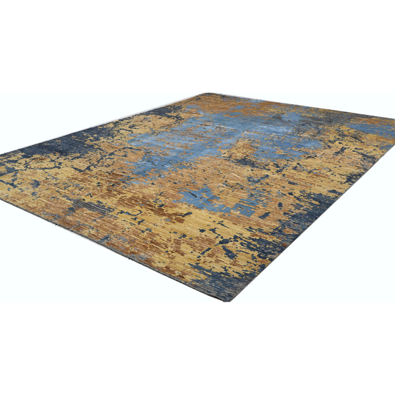 Hand Knotted Wool Area Rug