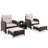 Toneesha 2 - Person Outdoor Seating Group with Cushions