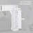 White Engineered Wood Toilet Rack - Anti-tipping Space-saving Cabinet For Small Bathrooms