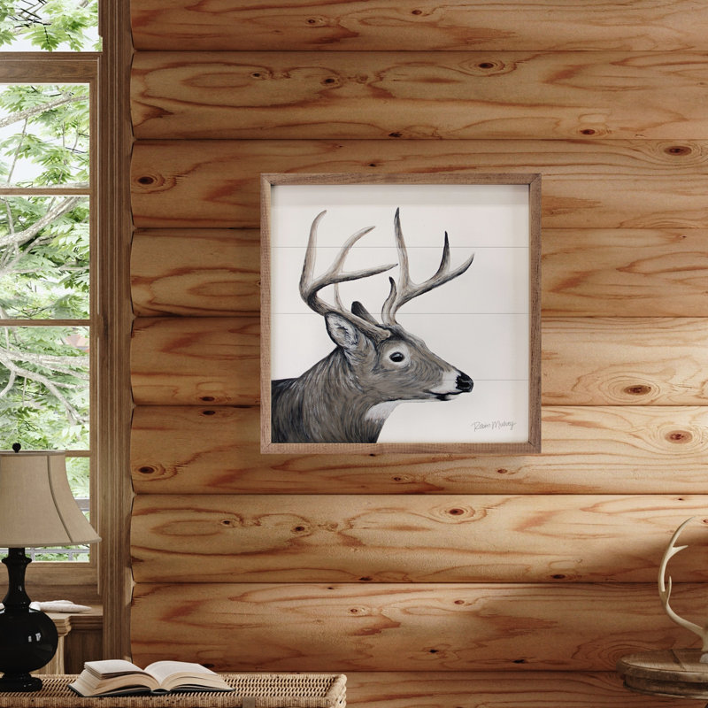 Cerf de Virginie par Robin Sue Studio, H 4 po x l 4 po